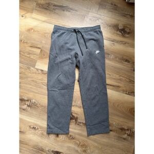 Nike Fleece Straight Leg Sweatpants Mens XL Grey